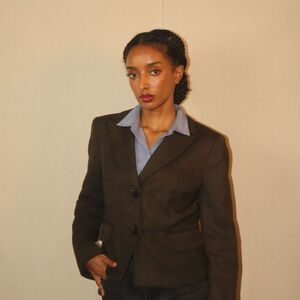 Ann Taylor LOFT Wool Cashmere Blazer Brown